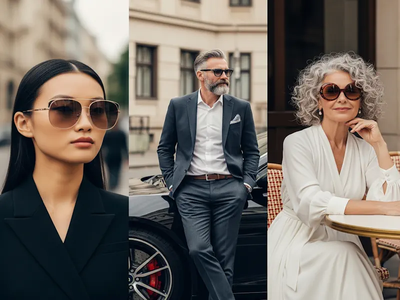 gafas de lujo